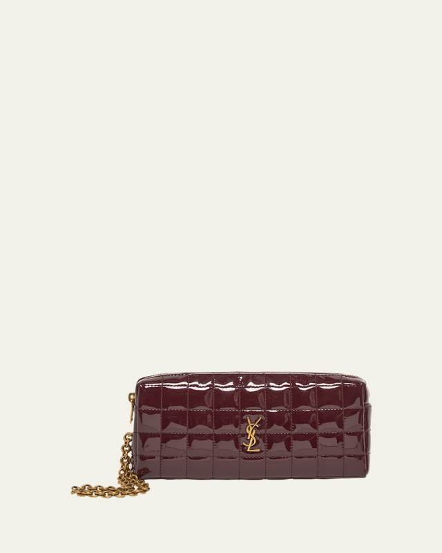 Cassandra YSL Patent Leather Wristlet